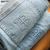 Quần jean nam Heboz dáng slim trơn D041 - 00002744