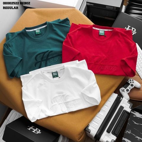 Áo thun nam Heboz thêu xù H 3M - 00002522