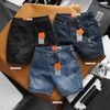 Quần short jean nam Heboz rách co giản 044 - 00002191