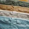 Áo sơ mi nam Heboz kaki classic pocket 4M - 00002216