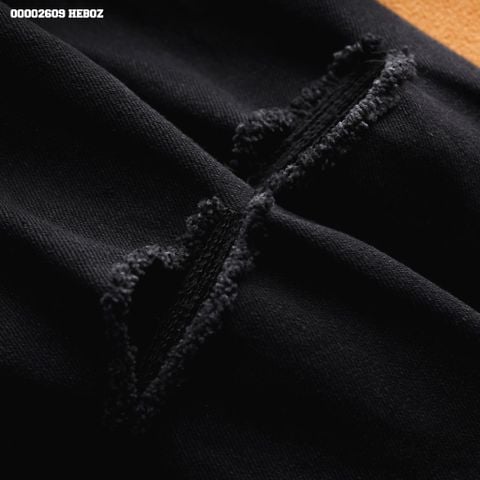 Quần jean nam Heboz slim rách gối D004 - 00002609