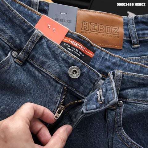 Quần jean nam Heboz basic dáng slim D201 - 00002499