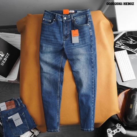 Quần jean nam Heboz basic dáng slim 07 - 00002061