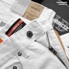 Quần jean nam Heboz trắng dáng straight - 00002588