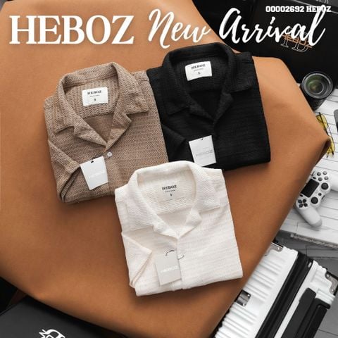 Áo sơ mi nam Heboz pijama vải dệt 3M - 00002692