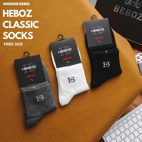 Vớ logo nam Heboz classic 3M - 00002218