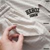 Quần short nam Heboz thun bộ hoạ tiết chìm 2M - 00002600