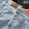 Quần jean nam Heboz dáng slim trơn D005 - 00002610