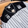 Áo thun nam Heboz baseball cổ V 2M - 00002740