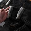 Quần jean nam Heboz dáng slim indigo đen 093 - 00002453