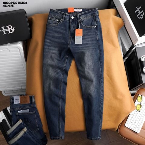 Quần jean nam Heboz dáng slim basic 088 - 00002437