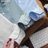 Áo sơ mi nam Heboz cổ trụ oxford sọc 3M - 00002226