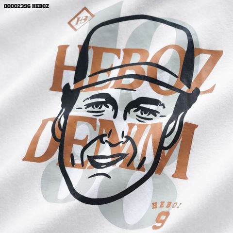 Áo thun nam Heboz season face (TRẮNG) - 00002396