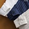 Áo sơ mi nam Heboz oxford sọc 4M - 00002576