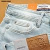 Quần jean nam Heboz dáng slim trơn D007 - 00002614