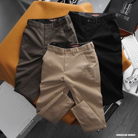 Quần kaki nam Heboz cao cấp cạp chun ẩn 3M - 00002146