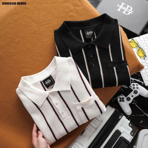 Áo polo nam Heboz len 1 túi 2M - 00002418