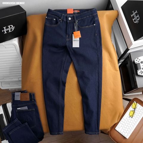 Quần jean nam Heboz dáng slim indigo xanh 094 - 00002454