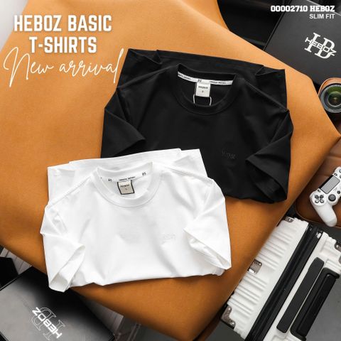 Áo thun nam Heboz trơn slim fit 2M - 00002710