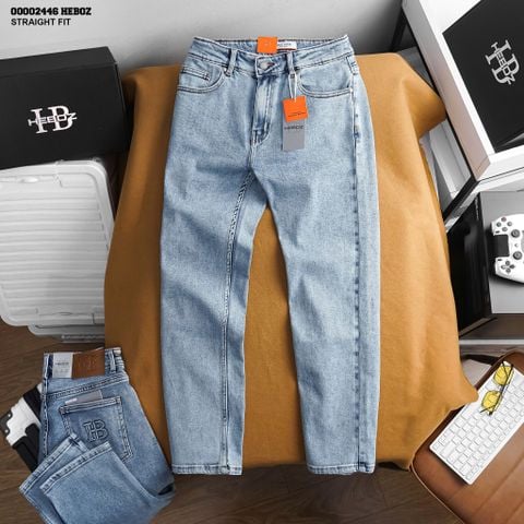 Quần jean nam Heboz dáng straight fit 089 - 00002446