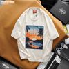 Áo thun nam Heboz print Sunset (KEM) - 00002318