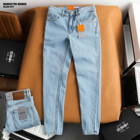 Quần jean nam Heboz dáng slim D038 - 00002735