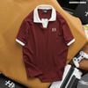 Áo polo nam Heboz cổ V logo thêu 4M - 00002523