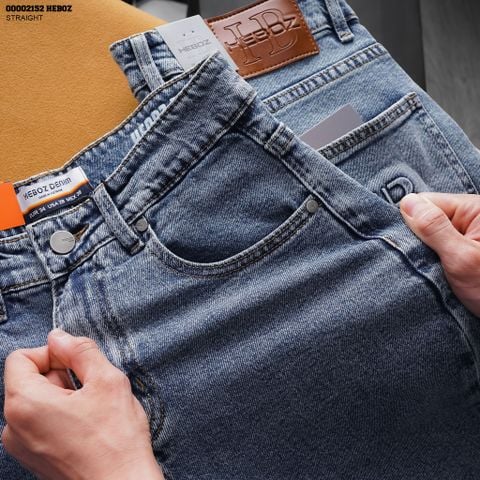 Quần jean nam Heboz dáng straight 034 - 00002152