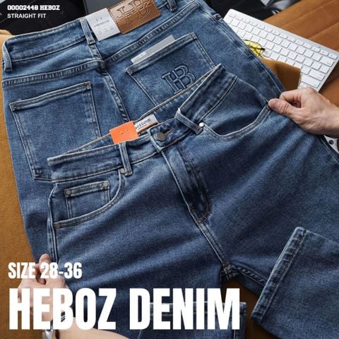 Quần jean nam Heboz dáng straight fit 091 - 00002448