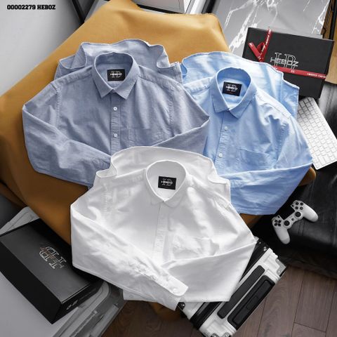 Áo sơ mi nam Heboz oxford cao cấp 3M - 00002279