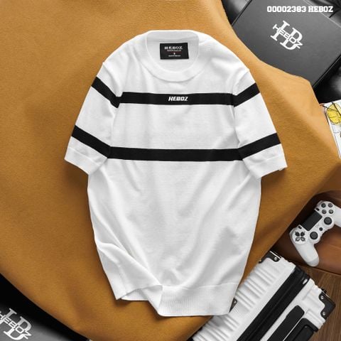 Áo len nam Heboz dệt kim sọc ngang 2M - 00002383