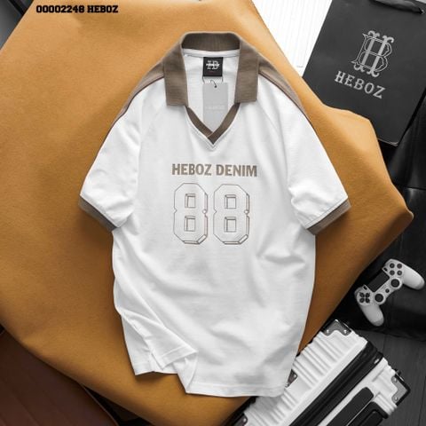 Áo polo nam Heboz cổ V 88 2M - 00002248