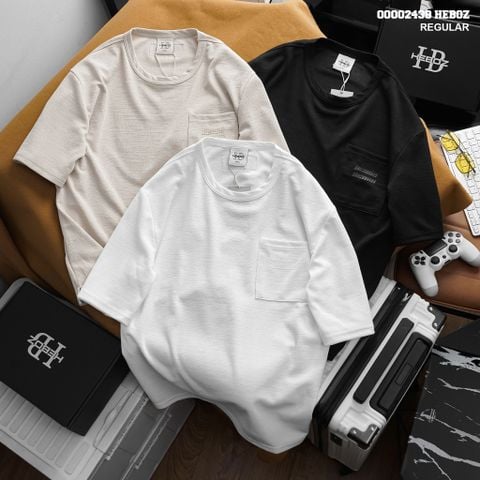 Áo thun nam Heboz vải JACQUARD 3M - 00002438