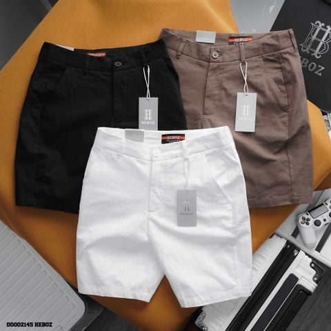 Quần short nam Heboz vải linen 3M - 00002145
