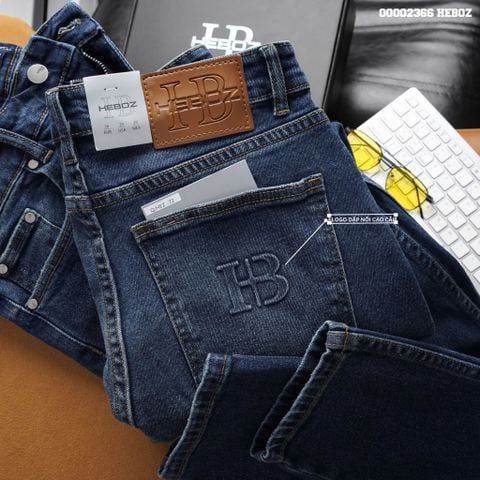 Quần jean nam Heboz basic dáng slim 072 - 00002366
