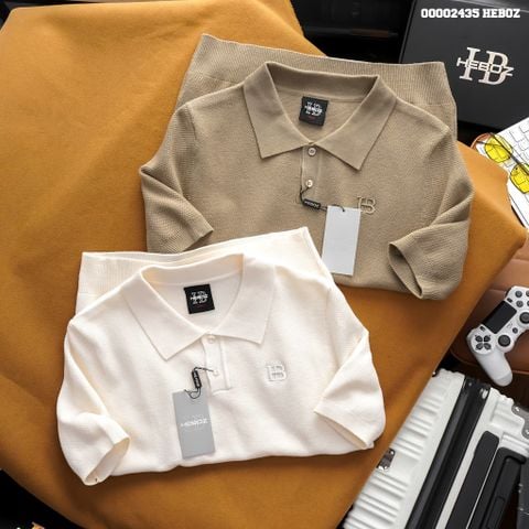 Áo polo nam Heboz len Knit basic 2M - 00002435