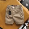 Quần short nam Heboz kaki jean 4M - 00002355