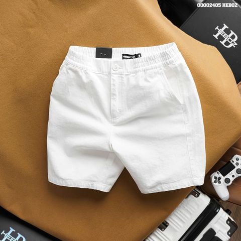 Quần short nam Heboz kaki lưng thun ss1 3M - 00002405