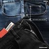 Quần short jean nam Heboz rách co giản 017 - 00002196