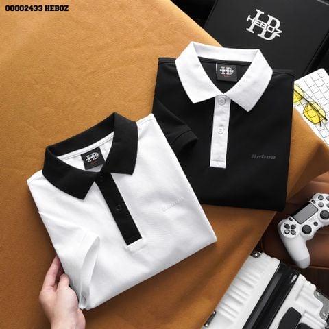 Áo polo nam Heboz cổ phối màu 2M - 00002433