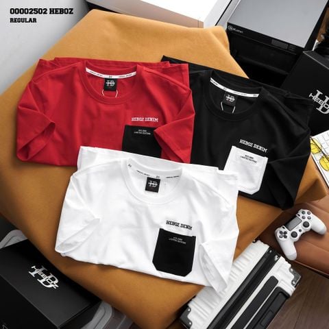 Áo thun nam Heboz one pocket 3M - 00002502