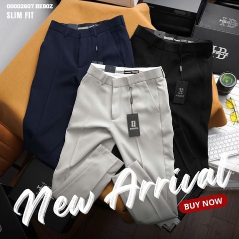 Quần tây nam Heboz dáng slim 325 3M - 00002607