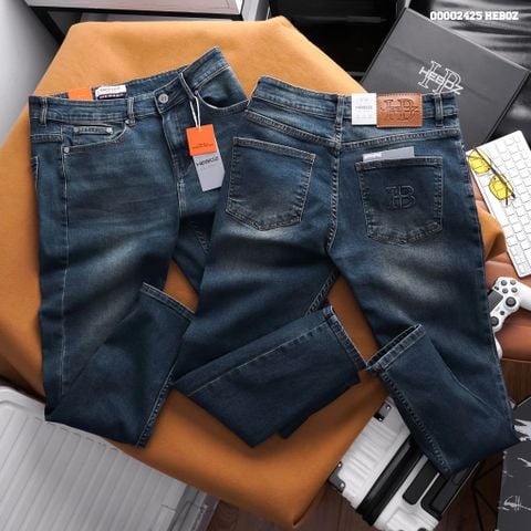 Quần jean nam Heboz dáng slim basic 082 - 00002425