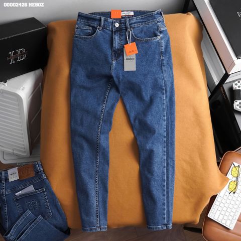 Quần jean nam Heboz basic dáng slim 083 - 00002426