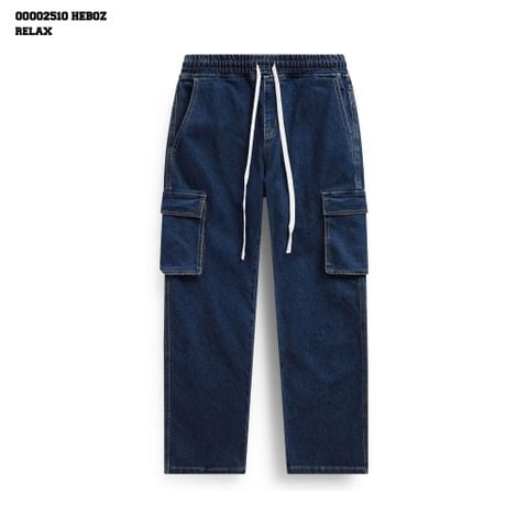 Quần jean nam Heboz cargo form relax D103 - 00002510
