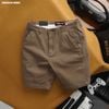 Quần short nam Heboz kaki zikzak túi nhỏ 4M - 00002035