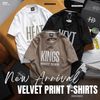 Áo thun nam Heboz print velvet Next (ĐEN) - 00002602