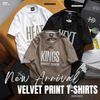 Áo thun nam Heboz print velvet Heat (TRẮNG) - 00002603