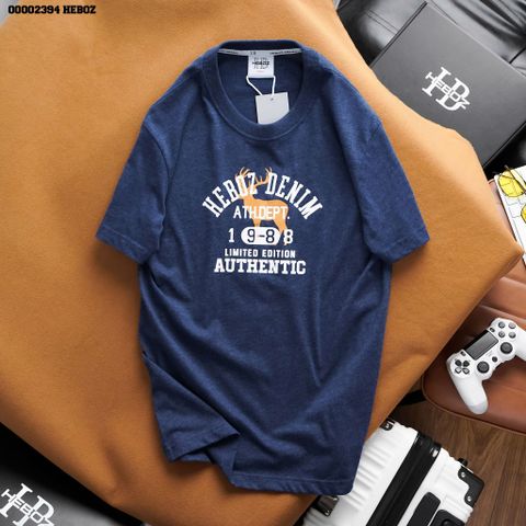 Áo thun nam Heboz season 1988 (NAVY) - 00002394