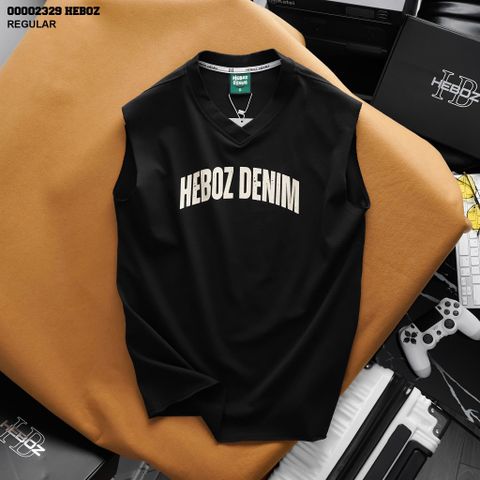 Áo thun nam Heboz tanktop cổ V 3M - 00002329